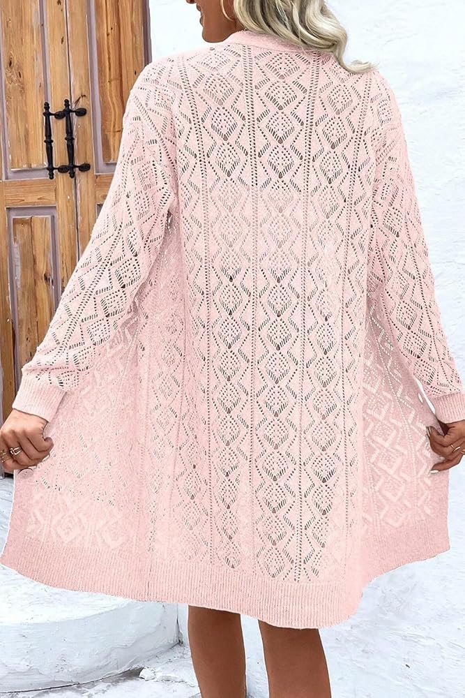 Amazon.com: KevaMolly Womens Cardigan Sweater Apricot Pink